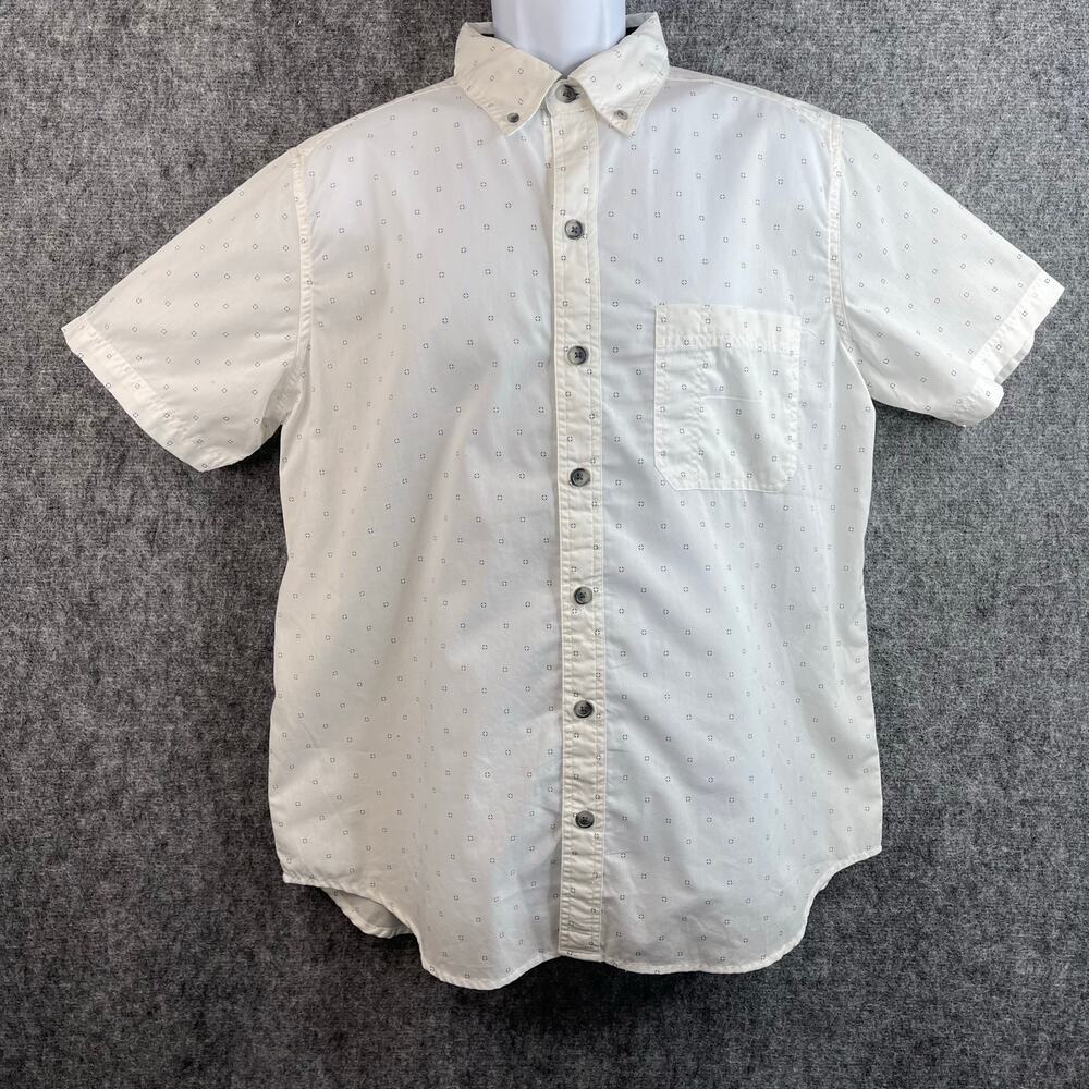 Old Ranch Mens Casual Button Down Shirt Large